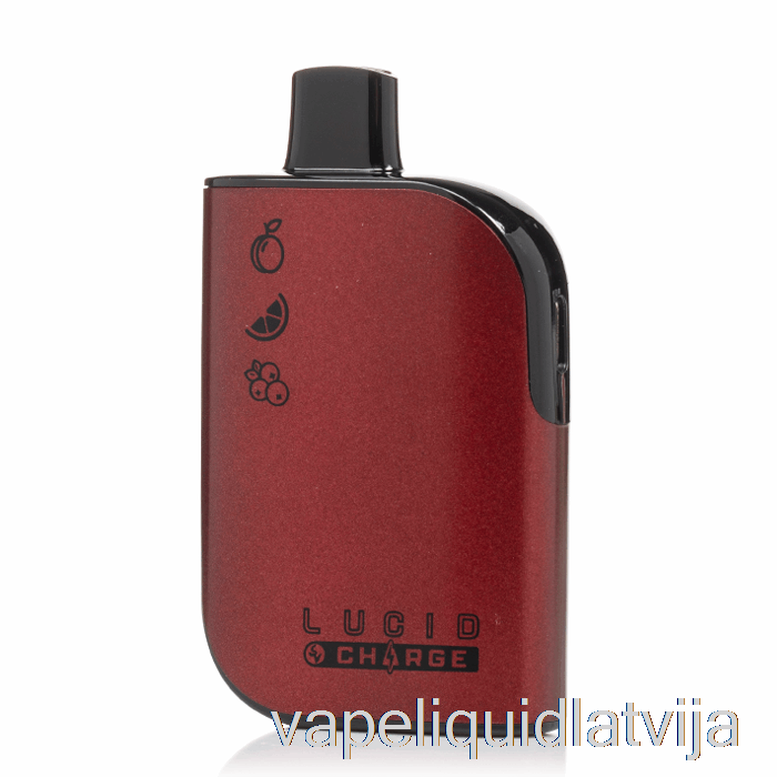 Lucid Charge 7000 Vienreizējās Lietošanas Persiku Apelsīnu Dzērveņu Vape šķidrums